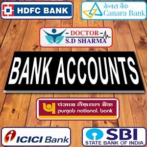 Bank Account Information | Dr. S.D Sharma | Pure Herbal Treatments